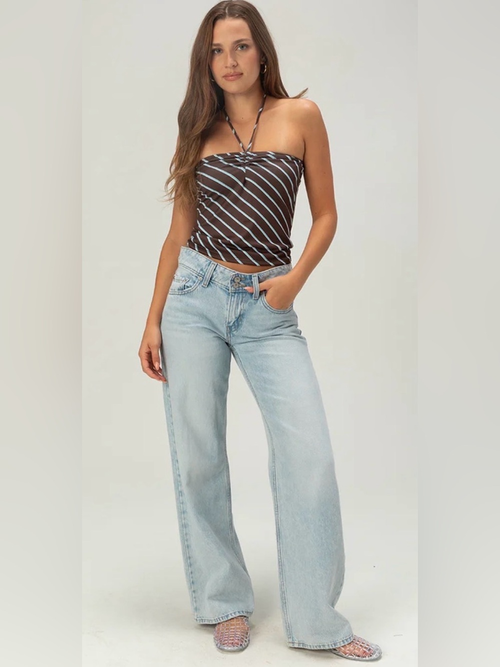 🌸NWT LEVI’S SUPER LOW AND LOOSE WIDE LEG JEANS SIZE 32🌸